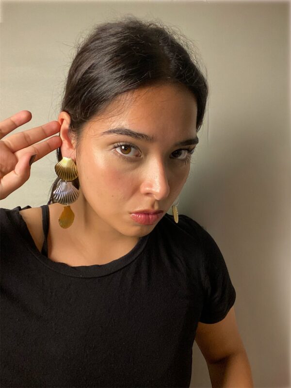 Aretes Almeja Reina