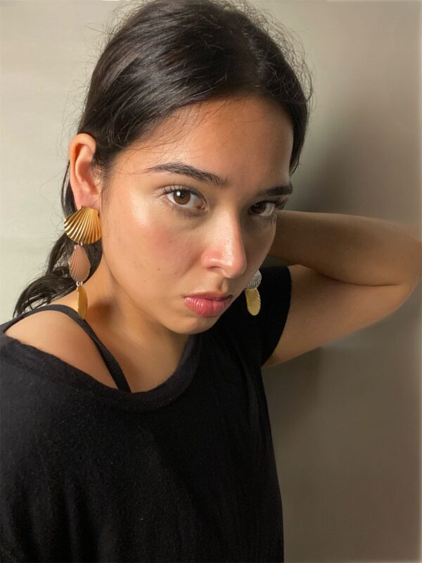 Aretes Almeja Reina