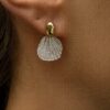 Aretes Olas de Plata