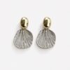 Aretes Olas de Plata