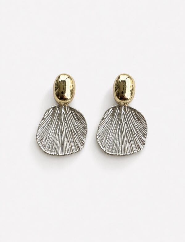 Aretes Olas de Plata