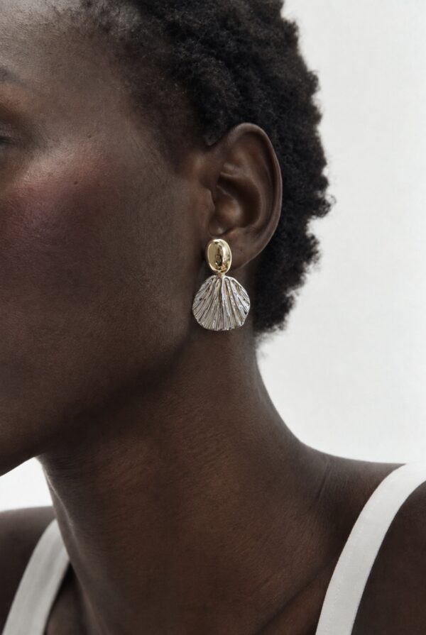 Aretes Olas de Plata