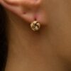 Aretes Queso Bola