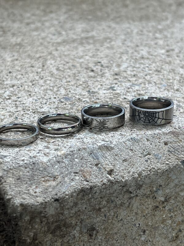 Set de anillos Spider