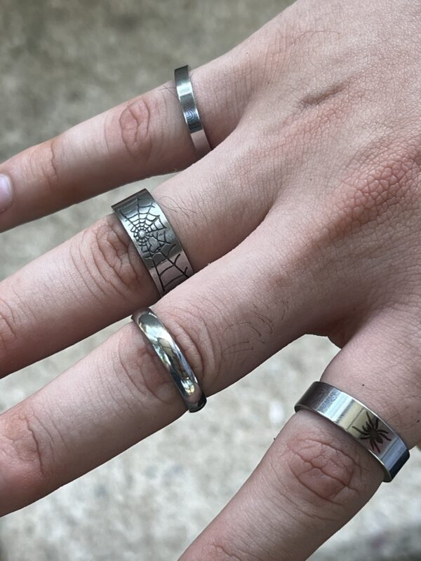 Set de anillos Spider