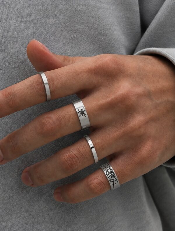 Set de anillos Spider
