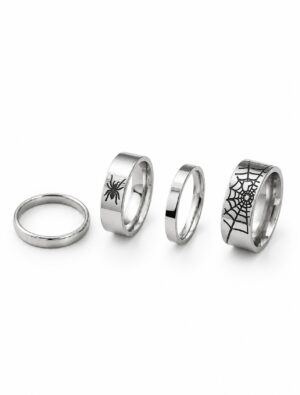 Set de anillos Spider