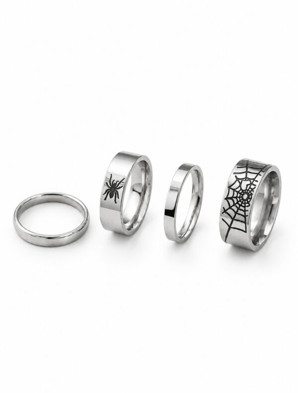 Set de anillos Spider